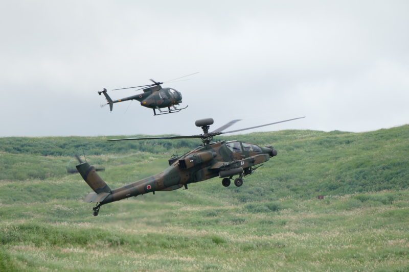 総合火力演習　AH-64D　アパッチ