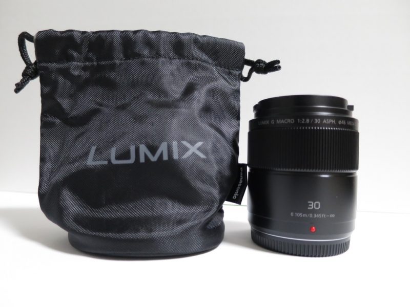 LUMIX G MACRO 30mm用ポーチ