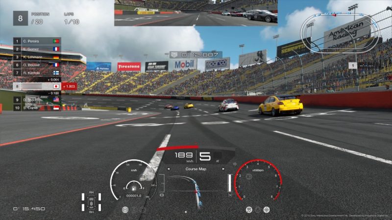 GT SPORT レース画面