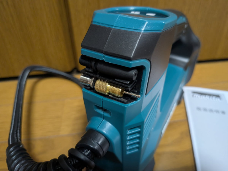 マキタ 充電式空気入れ MP180D ノズル